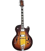 Amazon.com: GROTE Jazz Electric Guitar Hollow Body Chrome Hardware