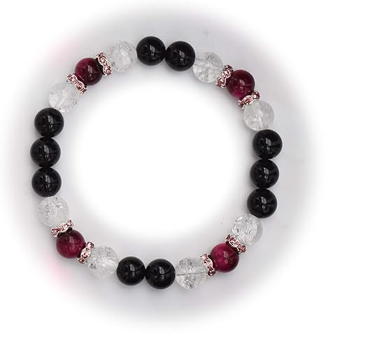 Amazon Co Jp 魔除け 金運 メンズ ピンクタイガーアイ オニキス パワーストーンブレスレット 神社で祈願済み 16 センチメートル ジュエリー Amazon Co Jp 魔除け 金運 メンズ ピンクタイガーアイ オニキス パワーストーンブレスレット 神社で祈願済み 16 センチメートル ジュエリー