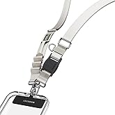 MAGEASY Universal Cell Phone Lanyard - Crossbody Phone Strap for iPhone 17 Pro Max & Most Smartphones, Magnetic Quick-lock System, for Men & Women | Utility (Starlight)