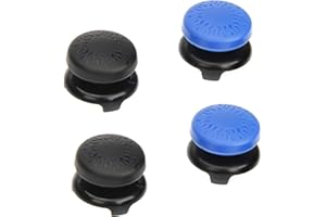 �鶹�� Basics PlayStation 4 Controller Thumb Grips - 4-Pack, Black and Blue
