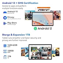 Blackview Android Tablet Tab 12 Pro, Octa-Core