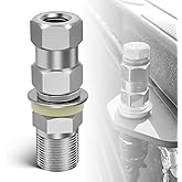 Anina CB Radio Antenna SO-239 Stud Mount Heavy Duty Connector Standard 3/8 X 24 Threaded Suit for 1/2" Mounting Hole