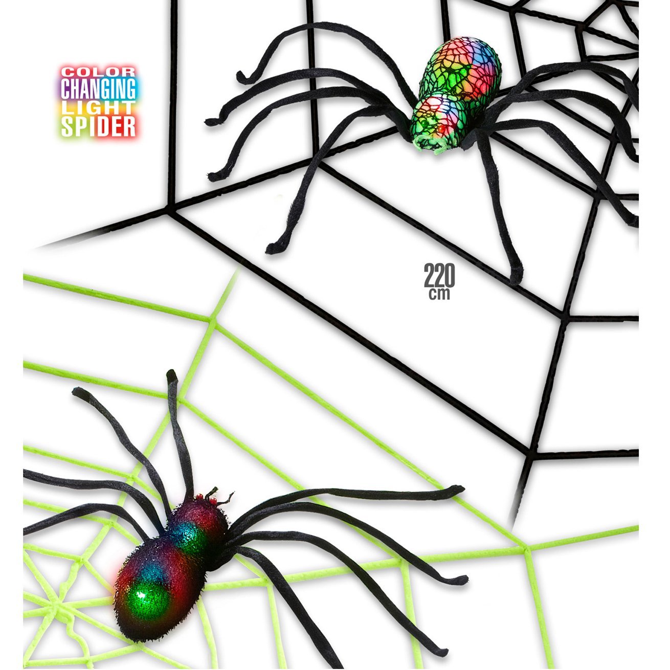 Widmann 9840R riesigen Spinnennetz Spinne Plusch mit hellen c