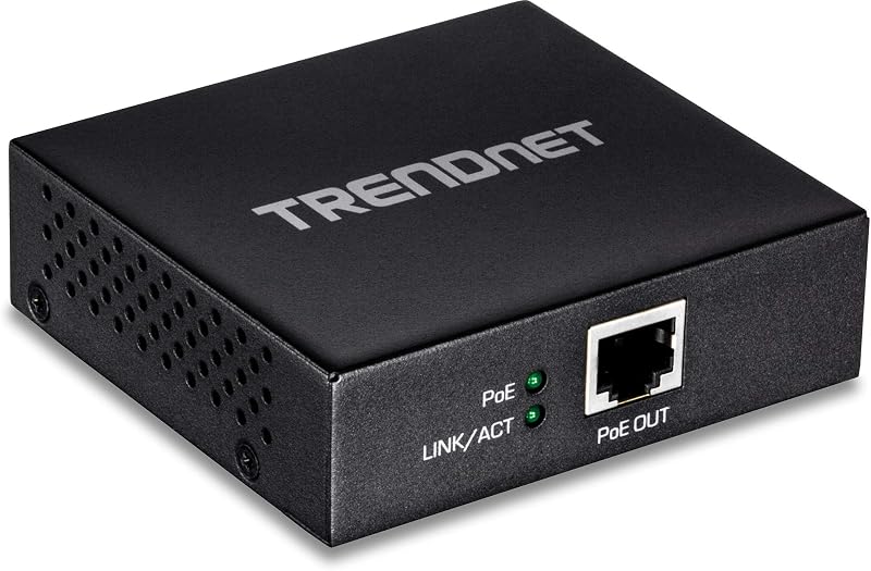 TRENDnet TPE-E100 Gigabit PoE+ Repeater Extender Up to 200m Daisy Chain