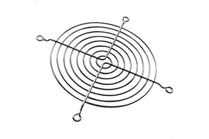 TBWHL 5pcs 140mm Wire Black Fan Grill Guard for Axial Brushless Fan - Durable Steel Mesh Protective Cover, Anti Finger Protection, Easy Installation, Universal Fit for 140mm Axial Fans