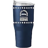 FANMATS Seattle Seahawks Super Bowl 60 Champions 30 oz Stainless Steel Tumbler - Official Super Bowl Champs Champions Logo, Team Color