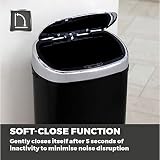 Tower T80900 Kitchen Bin with Sensor Lid 58 L Black Infrared Touchless view 4