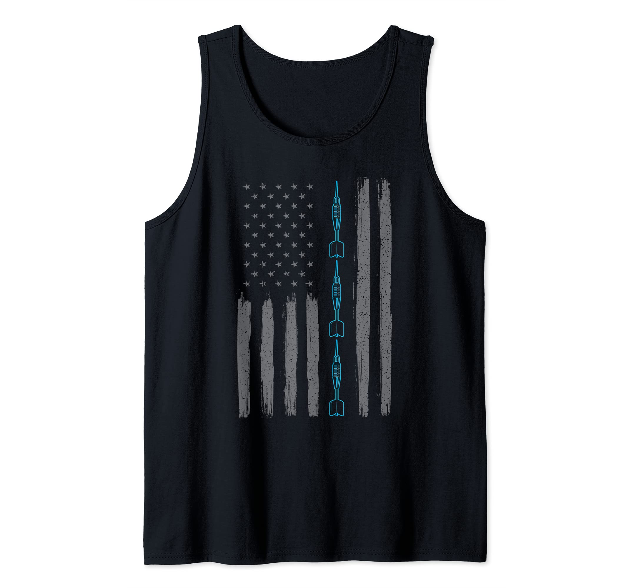 Darts us flag darts player Tank Top