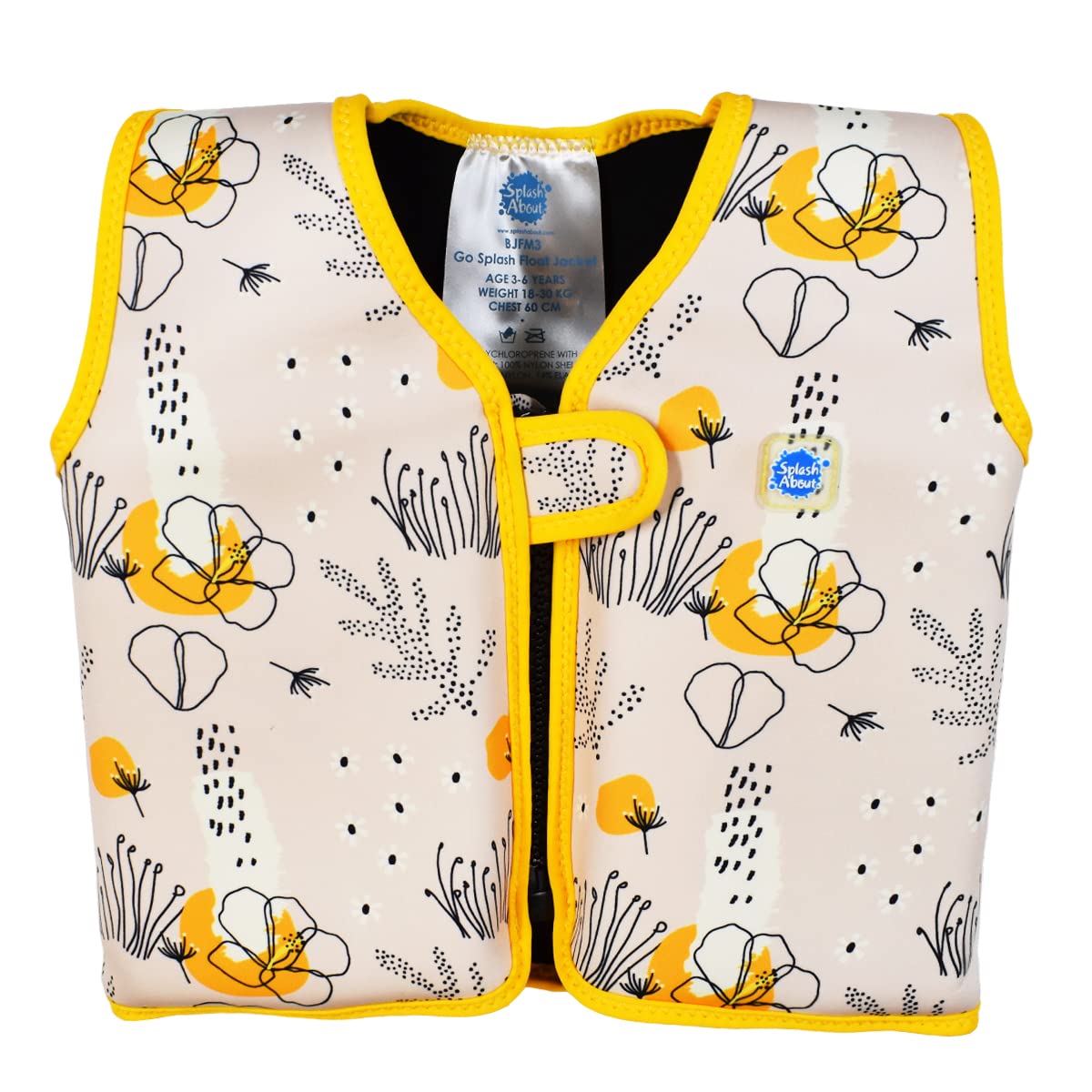 Splash About Go Splash Float Jacket, Flower Meadow, 1-3 Years
