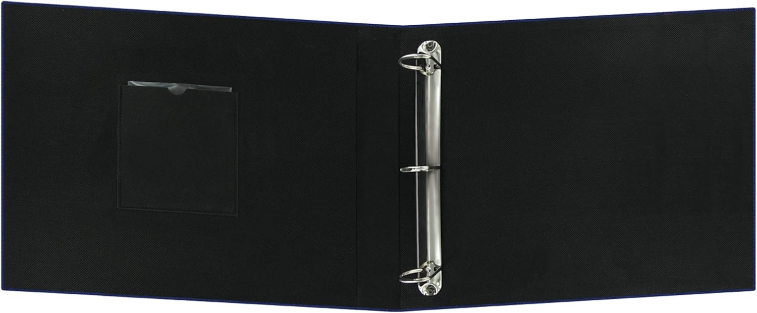 Pioneer Photo Albums Fabric Frame 3-Ring Scrapbook, 12"x12", Cobalt Blue