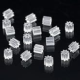 Silicone Earring Backs, 200 Pcs Soft Clear Hypoallergenic Replacement Stoppers for Stud, Fishhook, Hoop, Post Earrings