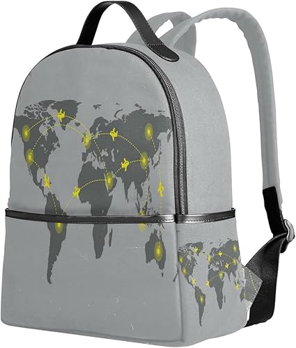 Amazon Anmumi リュックサック 学生 リュック 高校生 レディース バックパック 子供 宇宙柄 世界地図 飛行機 大容量 デイパック 通学 通勤リュック メンズ おしゃれ 軽量 かわいい 人気 リュック バックパック