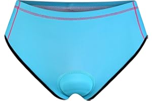 NOOYME Women Bike Underwear Gel 3D Padded Printed Design Bicycle Briefs Cycling Underwear Shorts