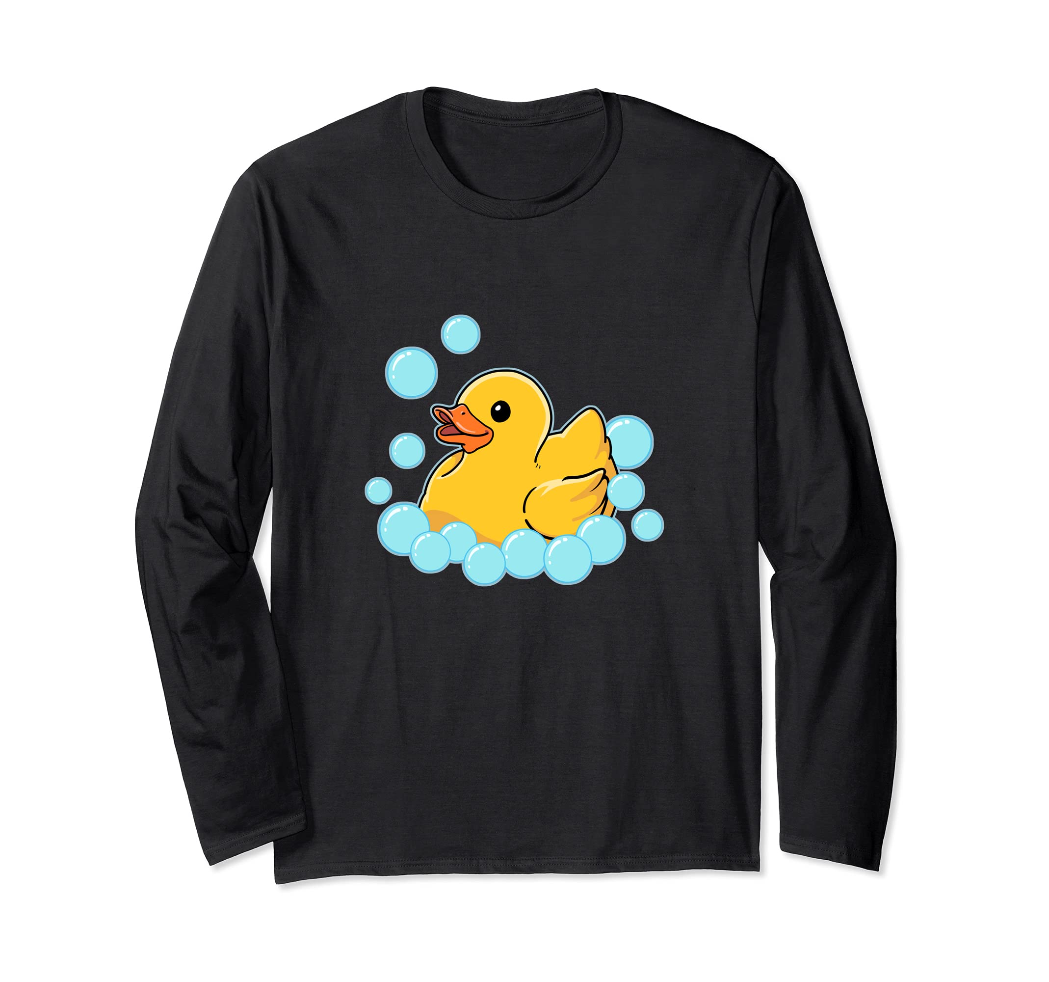 Rubber Duckie Bubble Bath Gift Long Sleeve T-Shirt