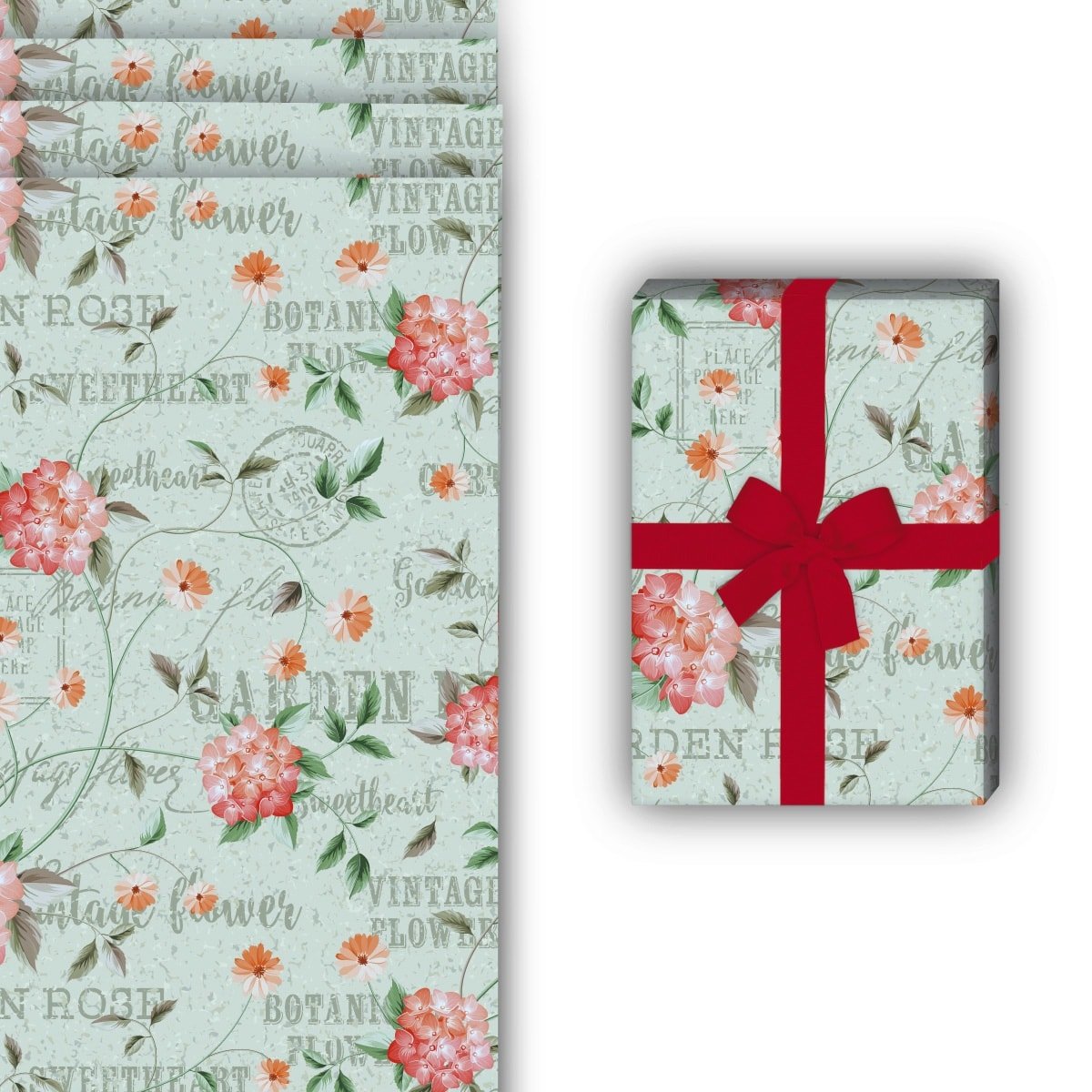 hellblau dekorpapier mit blumen fur tolle geschenk verpackung und uberraschungen basteln 32 x 48cm 4 bogen botanisches shabby chic geschenkpapier set papierprodukte papier entecservicesinc com