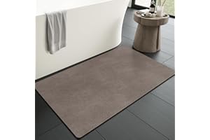 MontVoo Bath Mat Rug for Bathroom-Bathroom Mat Bathroom Rug Non Slip Absorbent Quick Dry Bathmat Shower Mats-Bathroom Floor M