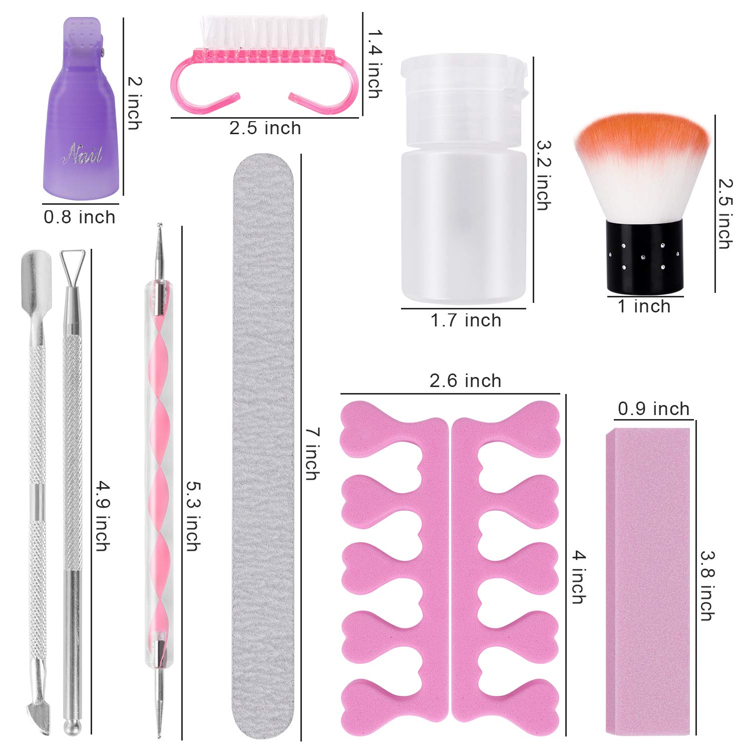 Cooserry 79 in 1 Acrylic Nail Kit Set - 24 Acrylic Nail Glitter Powder with Rhinestones For Nail Art Decoration - Gel Nail Remover Kit for Nail Beginners Supplies : Beauty