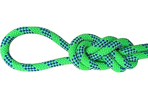 SEAMUS 8mm Prusik Accessory Cord 6M (20ft) UIAA Rock Climbing Rope 14Kn High Tensile Strength Rock Climbing Accessories Cord Double Braid Nylon Cord for Mountain Tree Climbing,Fire Rescue