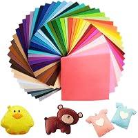 60 Feuilles De Feutrine 15x15 Cm Multicolores - DIY, Couture, Déco, Artisanat Pour Enfants Et Adultes - 6