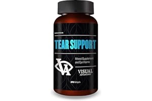 Visual Advantage Tear Support Eye Vitamins - for Dry Eyes - 3 Month Supply