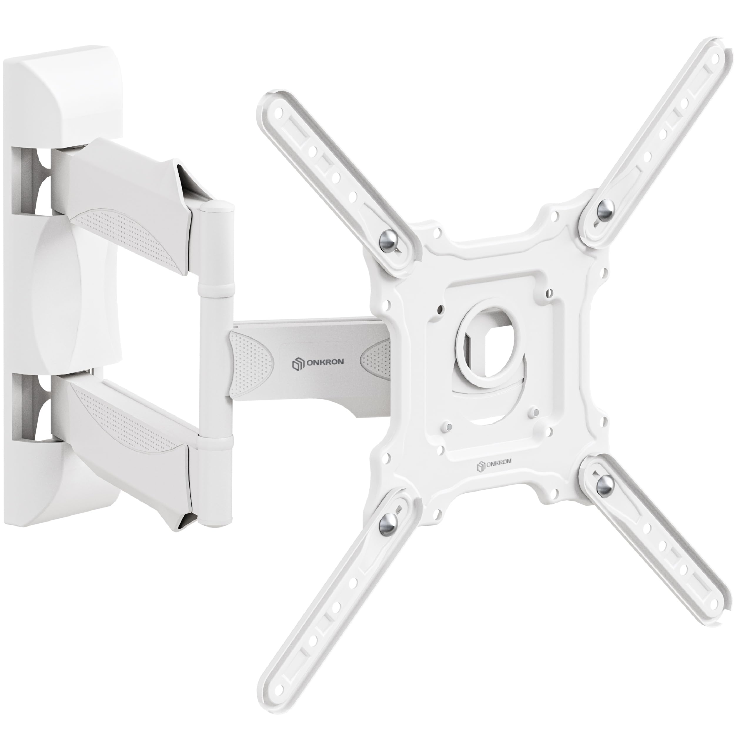 ONKRON TV Wall Mount Bracket Full Motion For LED OLED 32 To 55 Inch M4 White