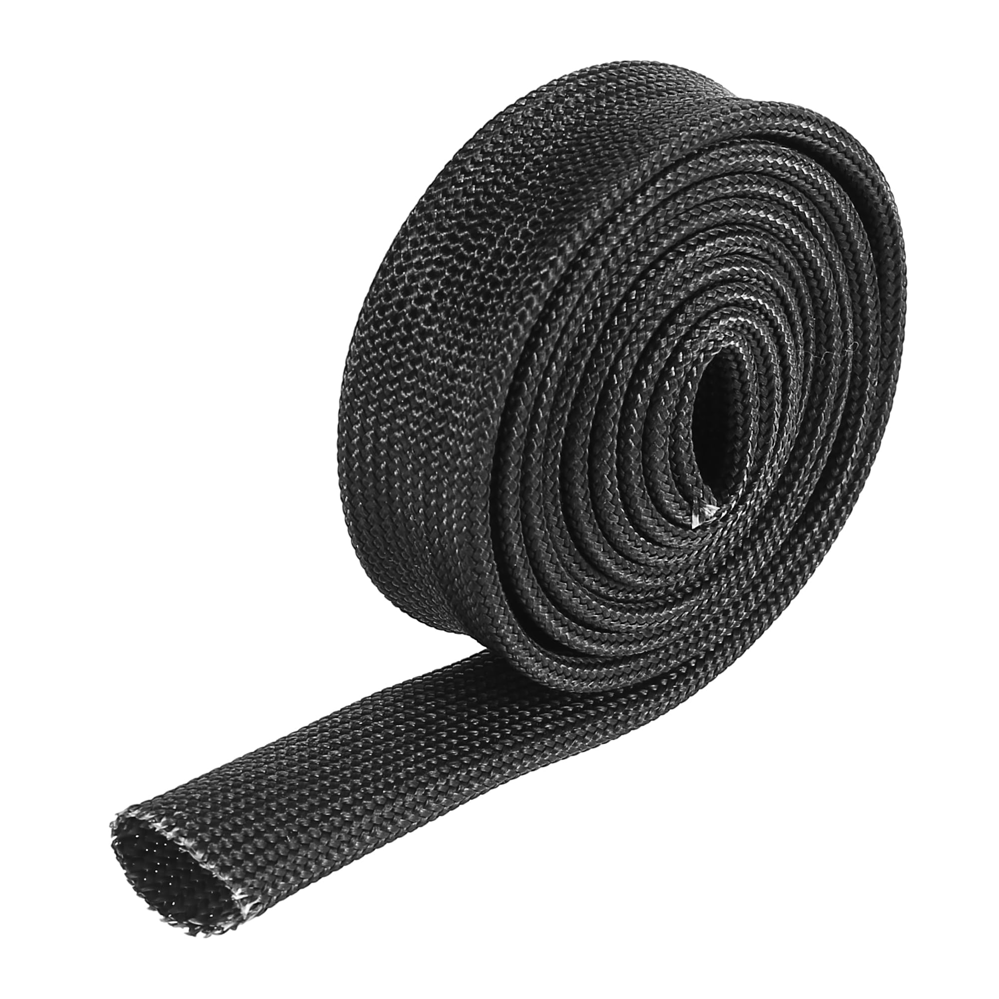 X AUTOHAUX Car Heat Wire Shield Sleeve Heat High Temp Shield 3.2ft 10mm 3/8"