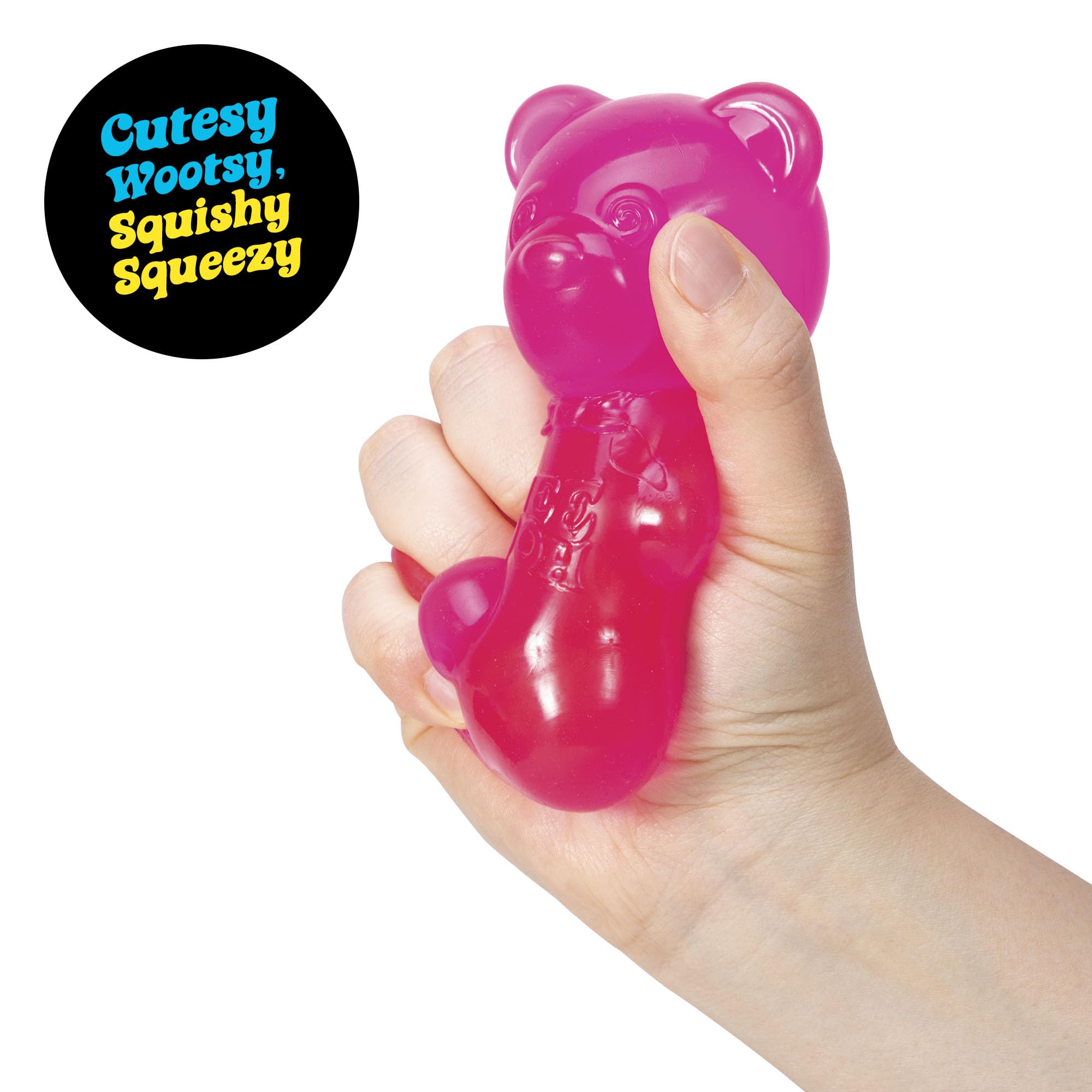 Schylling NeeDoh Gummy Bear - Sensory Fidget Toy with Jelly-Like Filling - 3.5
