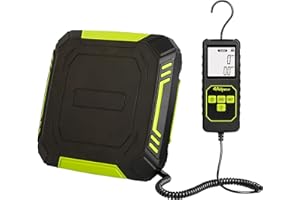 4ALLTECH Advance Electronic Refrigerant Charging Weight Scale 220 LBS Digital HVAC Scale with Case Large Screen Backlit Display for AC Freon Refrigerant Recovery Tank Machine Professional Grade Small Business