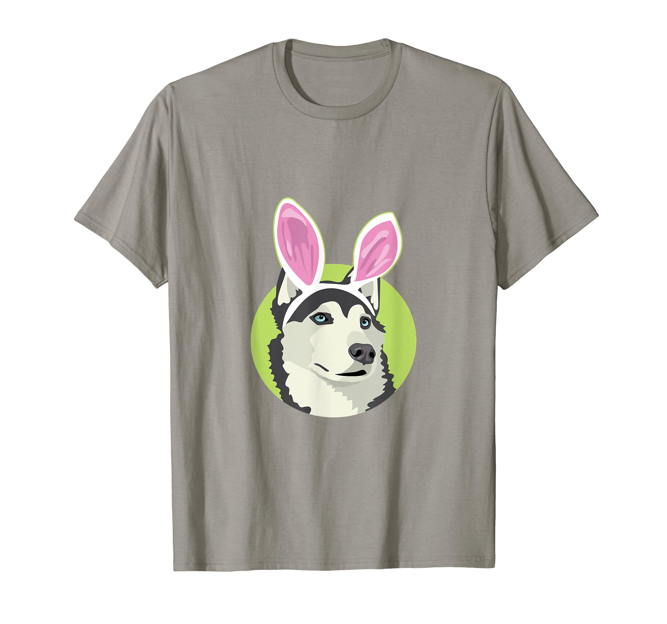 Easter Bunny Ear Dog Cute Husky Puppy Rabbit Ears T-Shirt