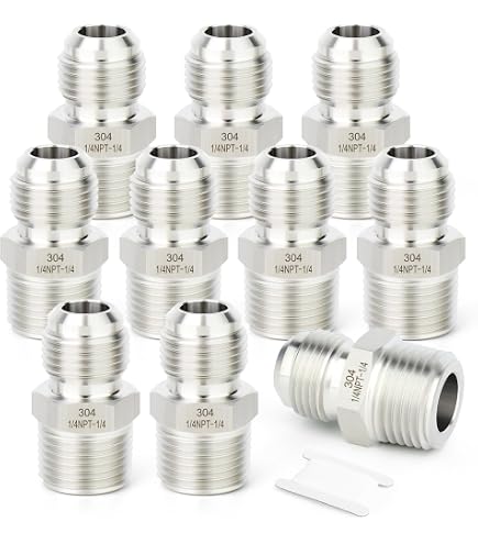 Adattatore Riduttore Raccordo Tubo Ottone 3/8 Npt Maschio