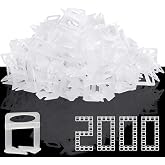 DGSL Tile Leveling System, 2000-Piece 1/16" Tile Spacers Clips Tile Tools | Tile Installation Tools for Ceramic Tile and Stone Installation, Tile Leveling Clips Helps DIY and Professional Tile Layer