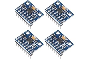 AITIAO 4PCS GY-291 ADXL345 3-Axis Digital Acceleration of Gravity Tilt Sensor Module IIC/SPI Transmission Compatible with Raspberry Pi(Welded)