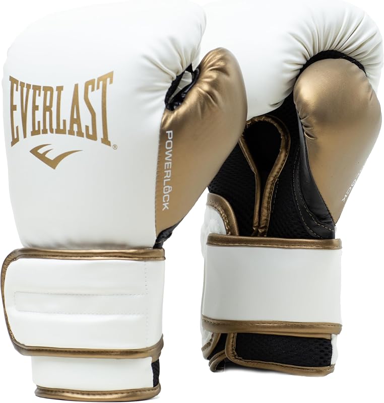 Powerlock 2R Boxhandschuhe (14oz, Weiß/Gold), Boxen, Damen, Männer