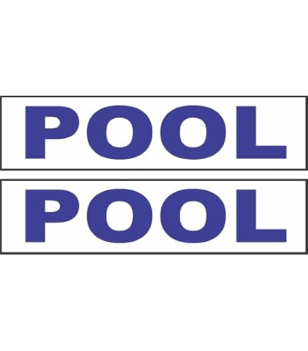Inground Pool Sign Riders Real Estate Rider Signs 2-6x24 Boat Slip Real Estate Rider Sign Red ...