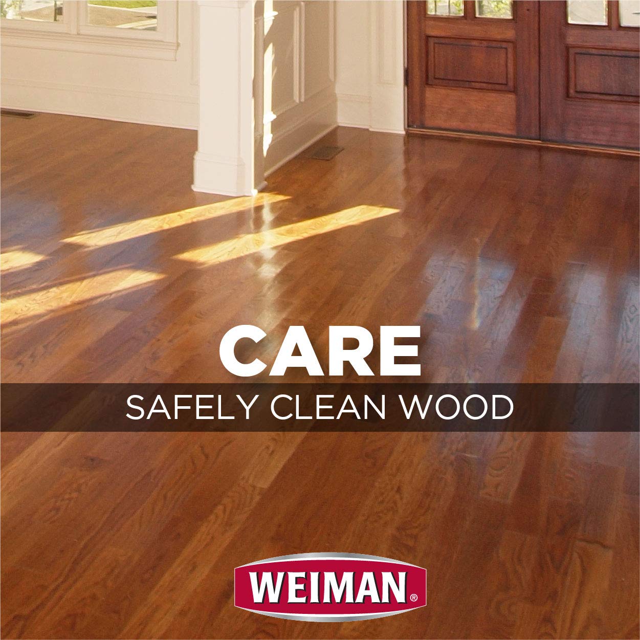 Weiman Wood Floor Cleaner 32 Ounce For Hardwood, Finished Oak