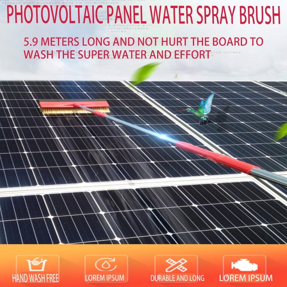 Cleaning photovoltaic panels and solar panels, washing equipment cleaning apparatus extension rod, for trucks window glass, window glass wall cleaning photovoltaic panels, 5.9M,4.7mwaterpipeversion
