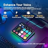 MAONO MaonoCaster G1 NEO Gaming Audio Mixer Pro-Preamp 48V Phantom RGB Bluetooth view 2