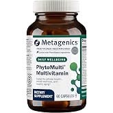 Metagenics PhytoMulti Multivitamin for Men &amp; Women, Chromium, 60 Capsules | 13 Plant Extracts, 200 mcg Chromium, 10 mg Resveratrol, Zinc, Selenium, B6 and B12, Supports Healthy Aging