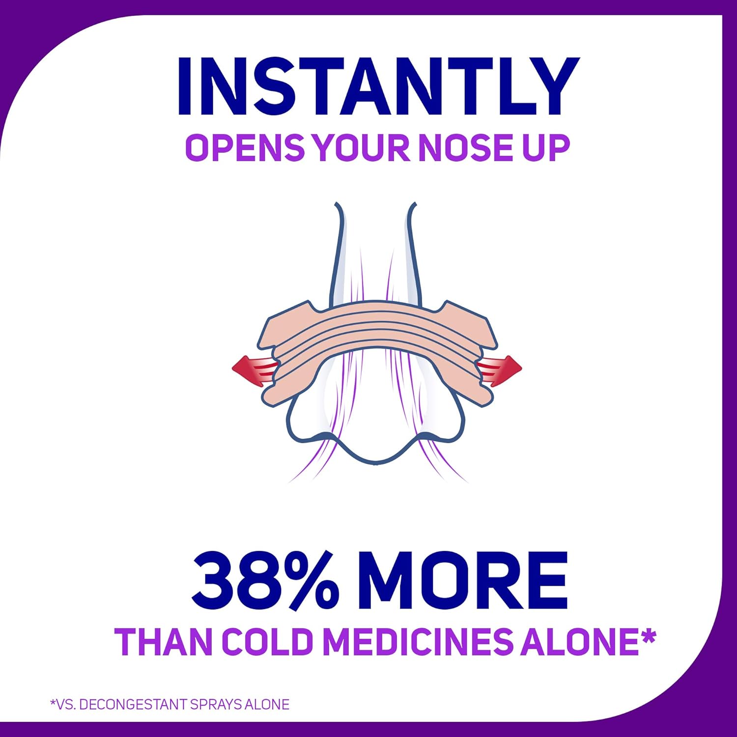 Breathe Right Nasal Strips to Stop Snoring, Drug-Free, Calming Lavender, 26 Count (Pack of 1): Health & Personal Care