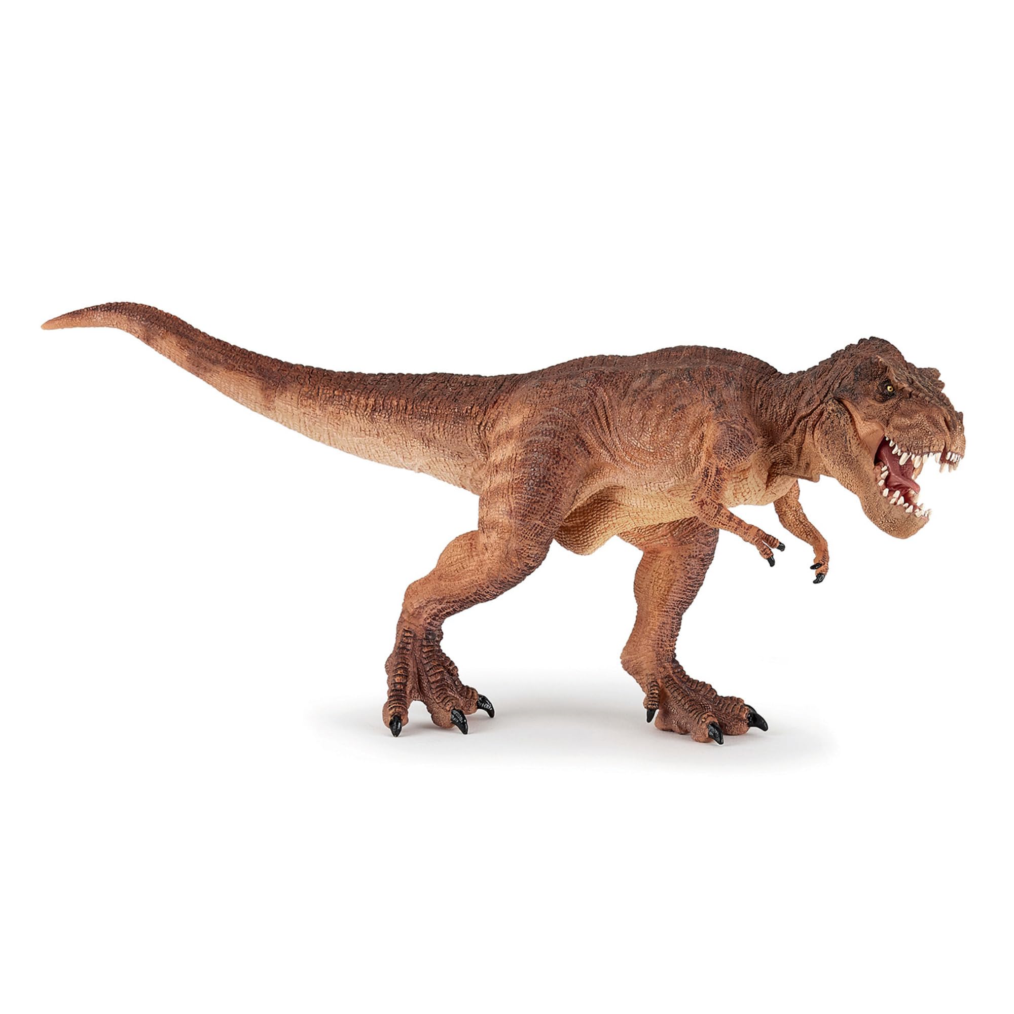 PAPO - Brown Running T-Rex - Realistic Figurine - for Ages 3+ - Dinosaurs Collection - Hand Painted - Highly Detailed - Durable and Educational - Gift Idea - Collectable - running t-rex