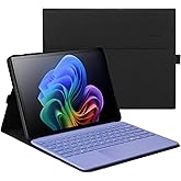 Omnpak Case for Microsoft Surface Pro 12" 2025, Lightweight Protective, Multiple Angle Viewing, Stylus Holder, Compatible with Type Cover Keyboard