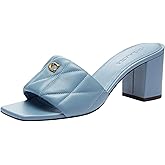 COACH womens Holly Block Heel Sandal