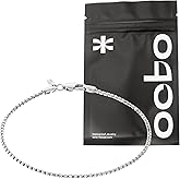 OCTO Bracelet for Men - Mens Chain Bracelet Silver & Stainless Steel Jewelry for Every Occasion - Top Accessories for Men - Waterproof Sweatproof No Tarnish for Everyday