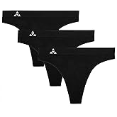 Balanced Tech Moisture Wicking Underwear for Women, Seamless Workout Thongs Quick Dry Travel Thong Panties