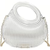 CTTOVIS Acrylic Evening Clutch Bag for Women Small Cute Handbag Crossbody Purse Trendy Evening Purse for Party Cocktai