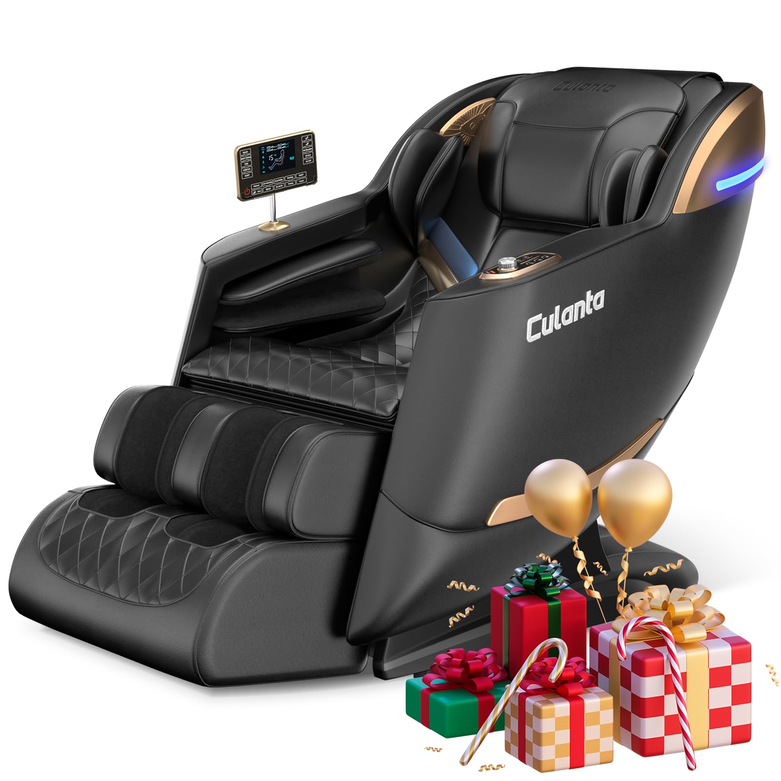 Photo 1 of ***Very Large, Very Heavy Item*** *** Pick Up With Truck***Culanta Massage Chair Full Body, Zero Gravity SL-Track Shiatsu Massage Recliner Chair with Body Scan, Airbags, Foot Rollers, Deep Yoga Stretch, Heating (U1-Black)