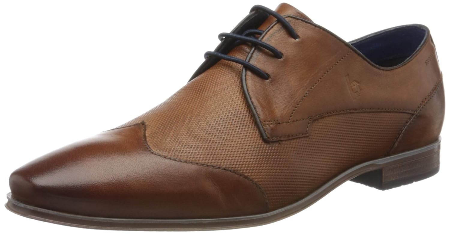 Buy Bugatti Men Cognac Lace Up Shoes Leather Formal at