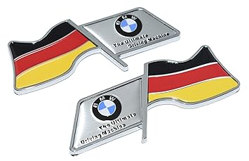 Incognito 7 3d Laxury Bmw Germany Flag Logo Bmw Logo Bmw Badge Bmw Emblem Bmw Sticker For All Bmw Cars Abs 1 Pair Amazon In Car Motorbike