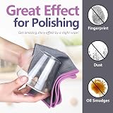 Airlab 3X Magic Glass Cleaning Cloth 400 GSM 30x30cm Lint Free Microfiber view 3