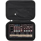 worfty Case for Korg Volca FM2 Digital Synthesizer w/ 6 Voices and 16-step Sequencer - Hard Travel Carrying Storage Bag (Black)